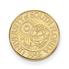 14K Yellow Gold University of South Florida Crest 15mm Lapel / Tie Pin