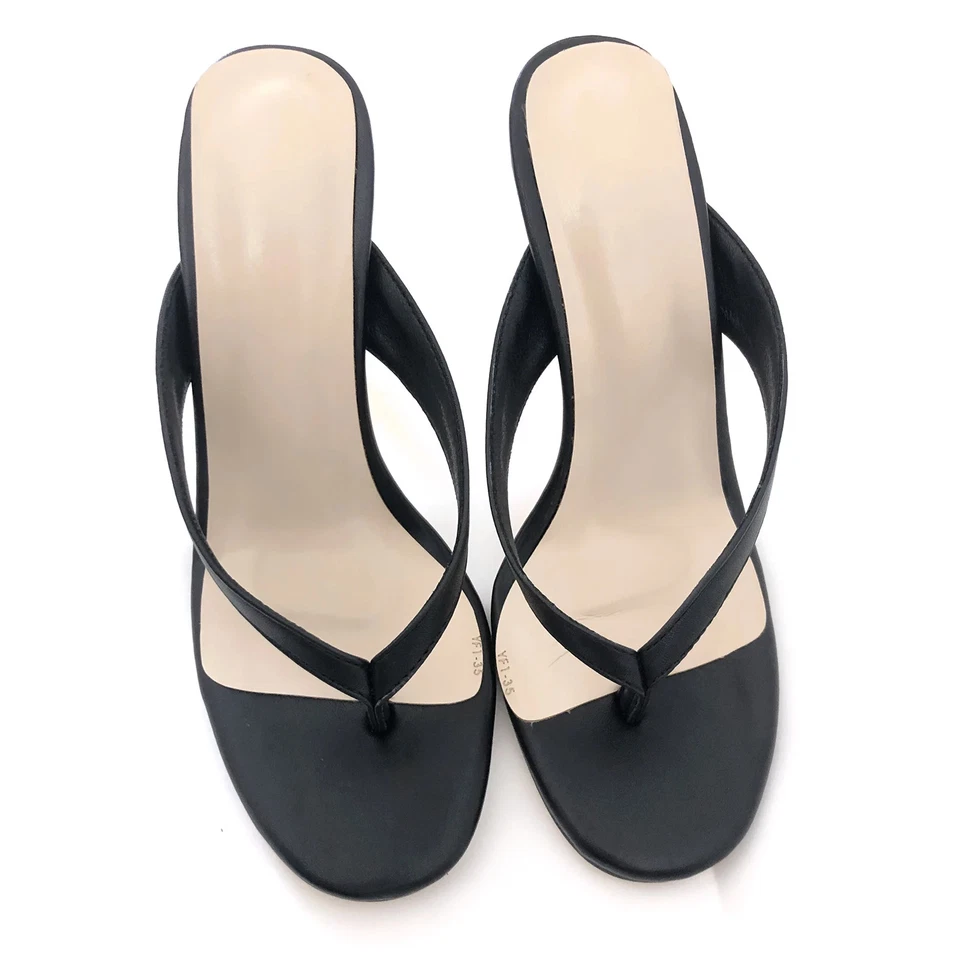 Mujeres Chanclas Sandalias Zapatillas Verano Tacones Altos Tacones de aguja Sexy Bombas Zapatos Foto 2 de 4