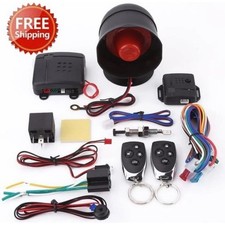 Car Alarm Security System Universal Car Keyless Entry System with 2Key Fobs New