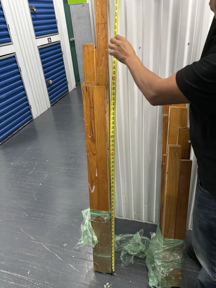 "Suelo de madera de roble rescatado - 2"" para proyectos de restauración o reparación" Foto 3 de 4