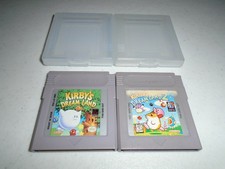 Kirby's Dream Land 1 & 2 with cases! ☆☆ Authentic Nintendo Game Boy games