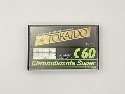 Tokaido Chromdioxid Super C60 Audio Kassette CrO2 Studio Quality   neu NOS