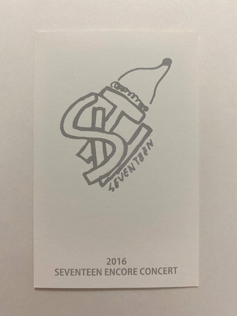 2016 Seventeen Encore Concert Official Photocard Kpop - Now 2016 Seventeen Encore Concert Official Photocard Kpop - Now