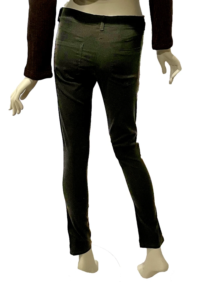 Nicole Miller Leather Pant w/Croc Texture Size 10 - Image 4 of 4