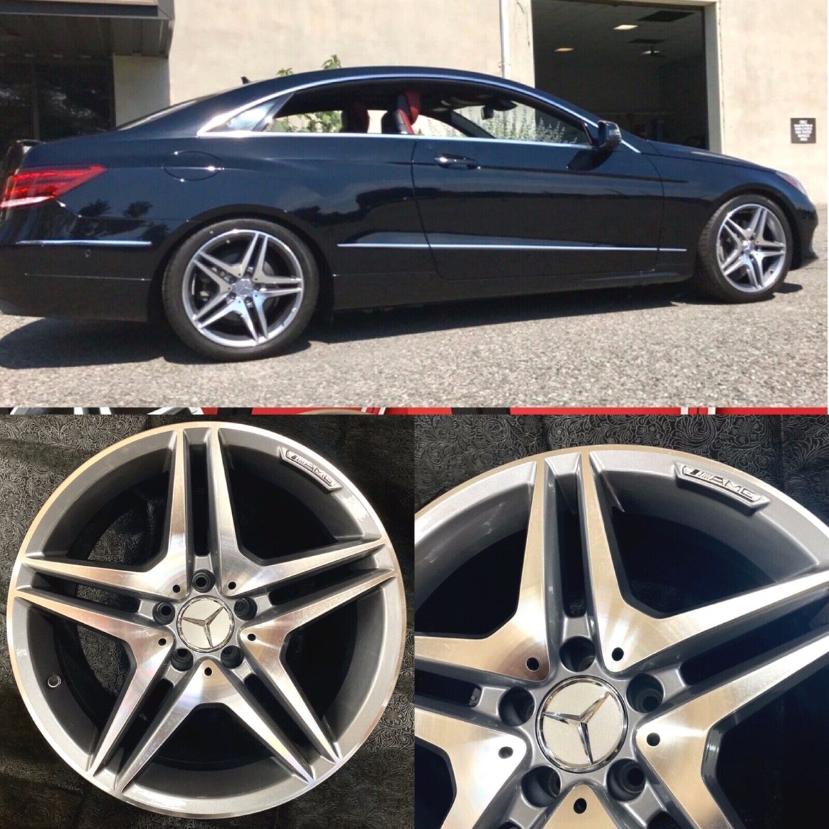 002 MERCEDES 18 INCH RIMS WHEELS SET4 NEW SL500 SL550 SL400 SL450 