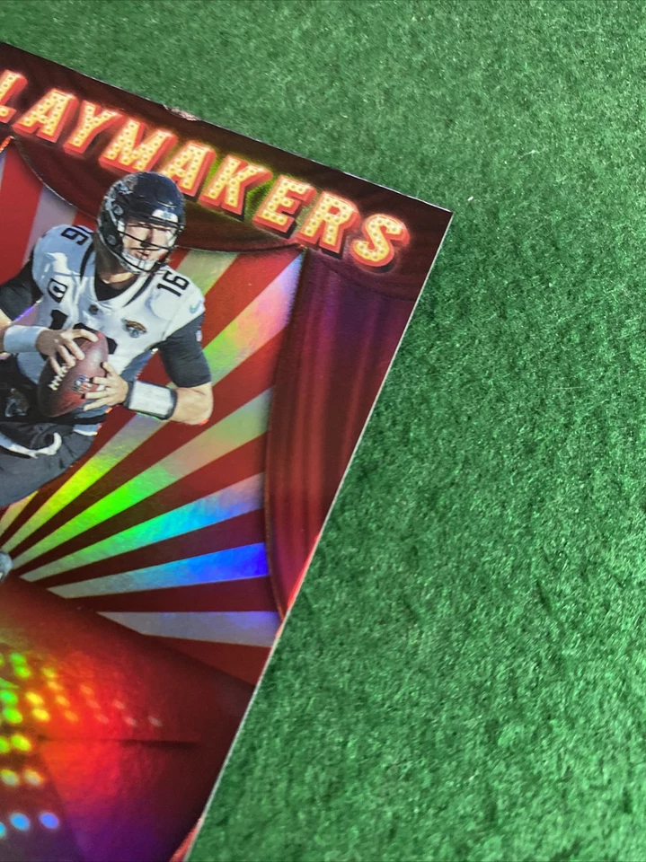 2202 Donruss Elite #PM-11 Playmakers Trevor Lawrence Jacksonville Jaguar’s  - Image 3 of 4