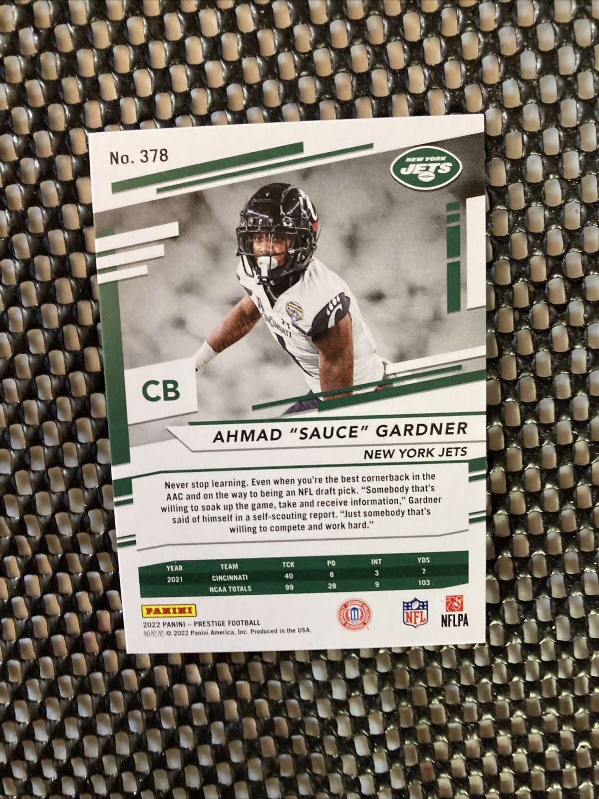 Sauce Gardner 2022 prestige eBay