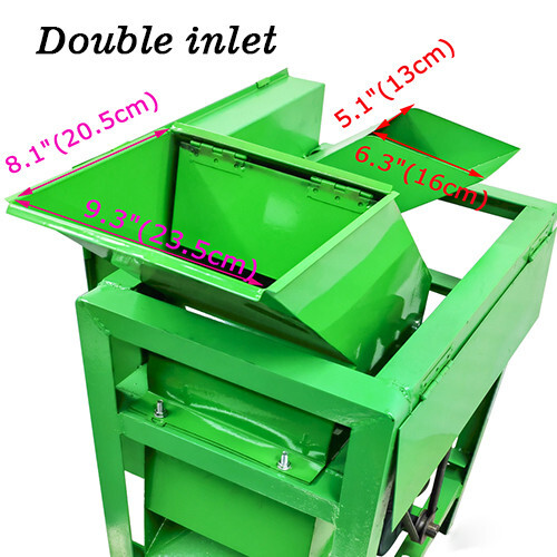 220V Grass/Melons Cutting and Dicing Combined Crusher Double Inlet 3HP 500kg/h