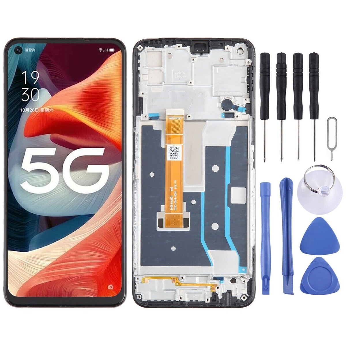 For OPPO A53 5G PECM30, PECT30 LCD Display Touch Screen Digitizer