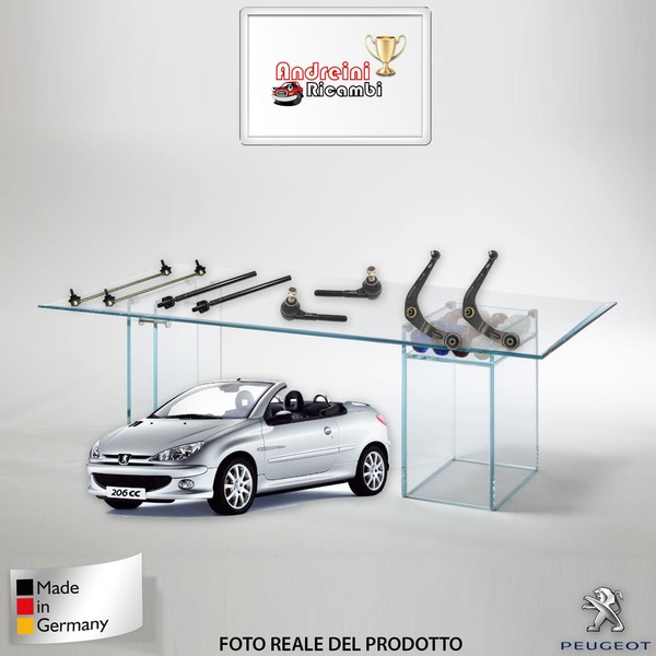 Kit Zugstangen 8 Teile Peugeot 206 Cc 1.6 16V 80KW 109PS Ab 2006-image