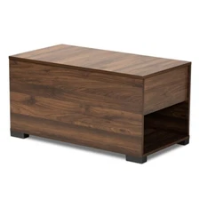 Cat Litter Box Cover / Cat House End Side Table Furniture Brown Rectangular