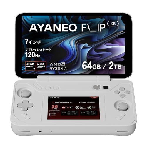 その他 EnE AYANEO flip ds 8840U 64gb 2tb 771 K AYANEO Flip DS 8840U 64GB 2TB White Dual Screen Clamshell