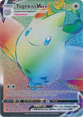 Togekiss VMAX 191/185 Secret Rare Vivid Voltage Pokemon TCG | eBay