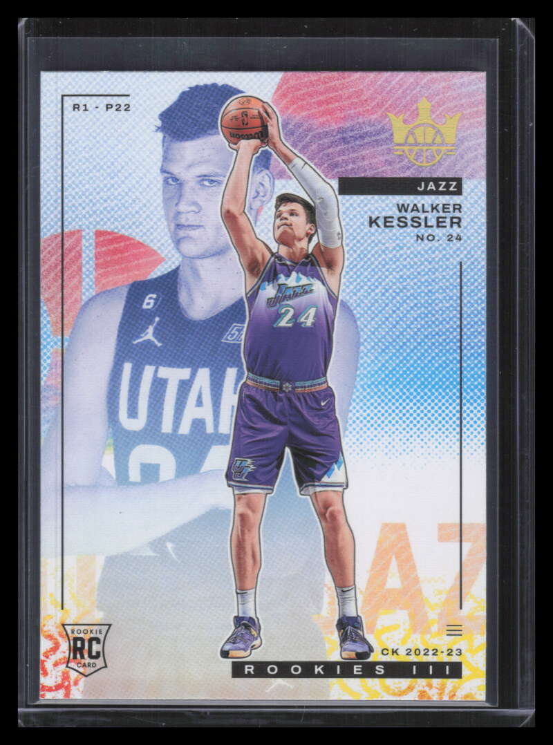 2022-23 Court Kings 148 Walker Kessler Rookie Level 3 III