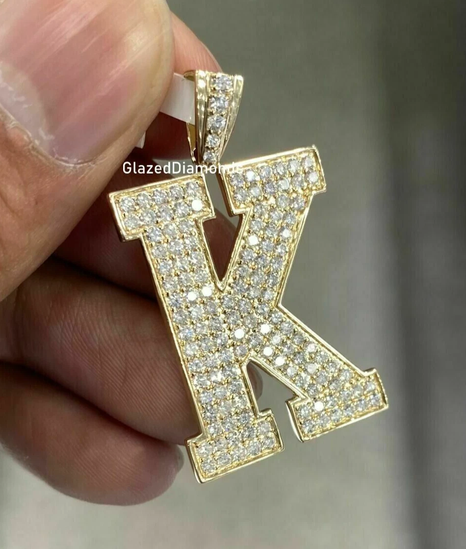 1.30CT VVS Moissanite Initial Letter