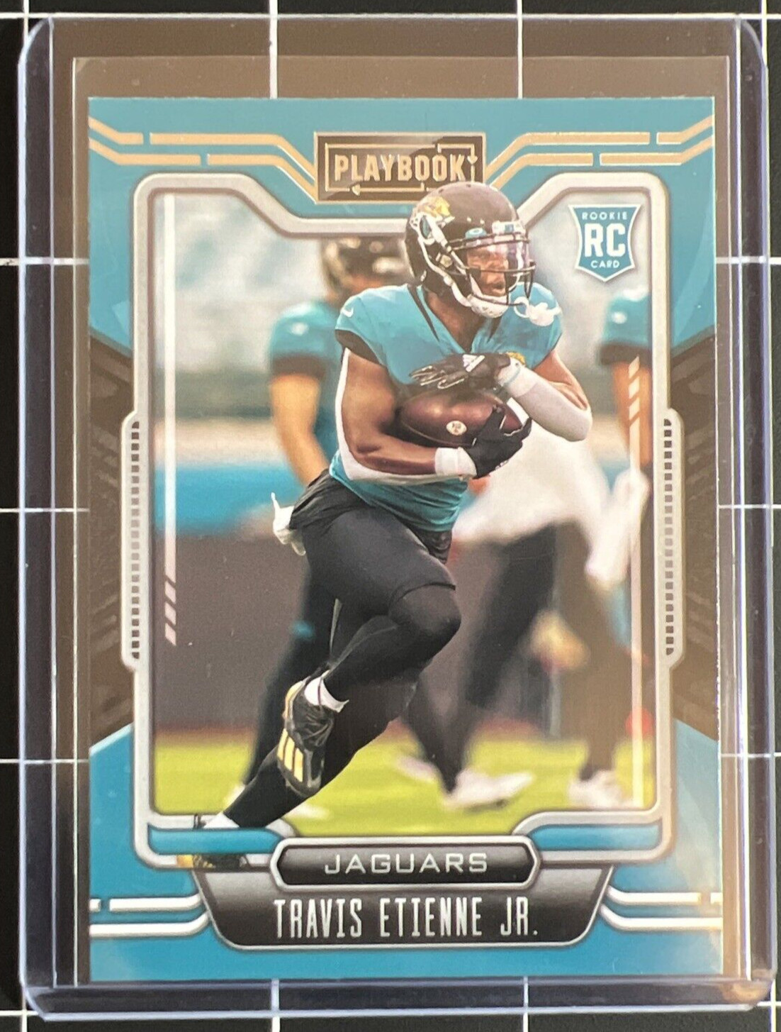 TRAVIS ETIENNE JR RC 2021 Playbook # 112 JAGUARS