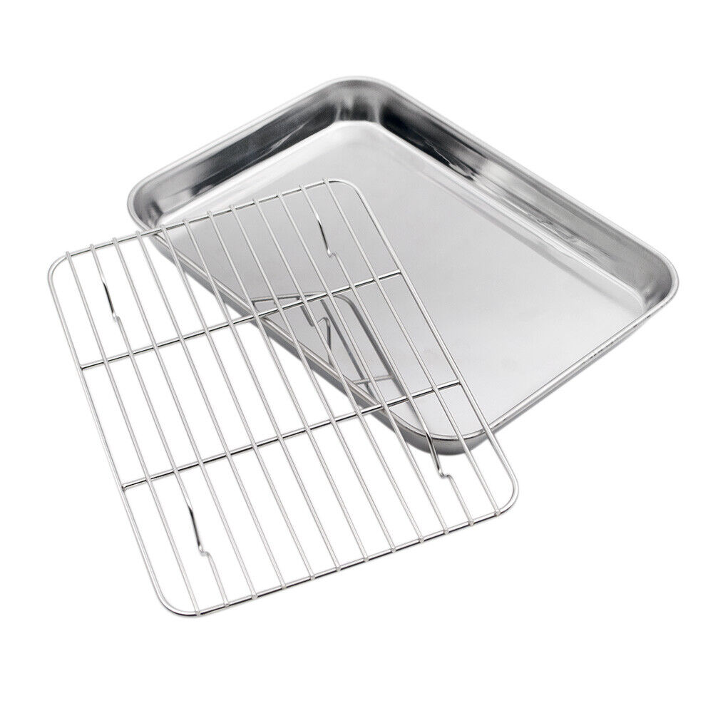 3x Lot Aspire Baking Sheet Wire Rack Set Stainless Steel Cooking