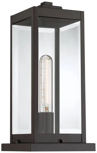 Quoizel Westover 16" High Western Bronze Outdoor Pier Light - Picture 4 of 4