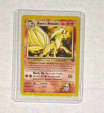 Blaine's Ninetales 21/132 Gym Challenge Rare Regular Unlimited Eng 2000 60HP