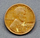 1929 Lincoln Wheat Cent Penny Lamination Error