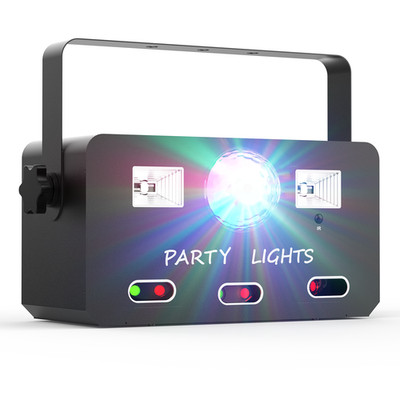 RGBY Laser Beam Projektor DJ Disco Lichteffekt Party Licht Bühnenbeleuchtung