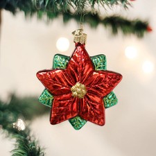 Old World Christmas - Poinsettia Star - 22028