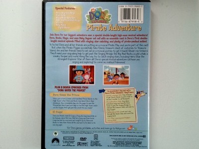 Dora the Explorer Pirate Adventure DVD 2004 Nick Jr. Musical