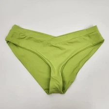 L*Space Pratt Bikini Bottom in Kiwi Green Size XL NWT