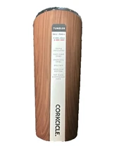 New!  Corkcicle Walnut Wood -24 oz Tumbler- 9 Hrs Cold/3 Hrs Hot- BPA Free