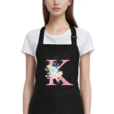 POTALKFREE Personalized Aprons for Women with Pockets for Cooking Kitchen Bak...