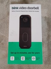 Blink Video Doorbell newest model Head-to-toe HD view NEW BLACK