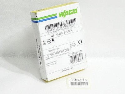 Wago 4-Kanal-Analogeingang 750-460 / 000-005 / Neu OVP versiegelt