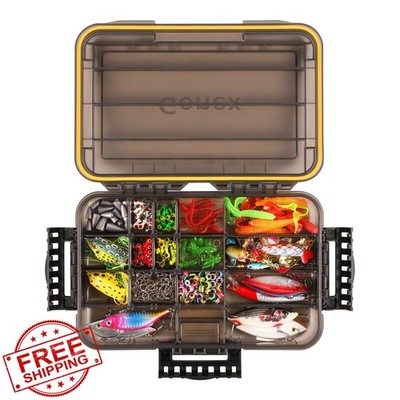 Gonex 3600 Tackle Trays 2pk Waterproof Fishing Boxes