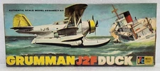 1958 ITC Ideal Toy Corp. Grumman J2F Duck 1/54 Scale Model Complete in box