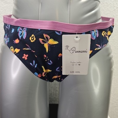 Dedoles Underwear Panty Womens Size XL Multi Butterfly Print Full-Coverage S112