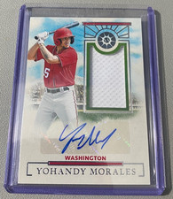 Yohandy Morales Patch Autograph /99 - 2024 Panini Boys of Summer - Nationals RC
