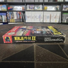Ninja Gaiden II: The Dark Sword of Chaos (Nintendo NES 1990) Box Cart Manual CIB