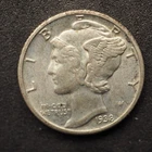 1938 **P** MERCURY SILVER DIME **NICE   ** FREE SHIPPING! C0599