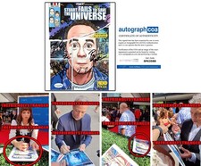Kevin Sussman +3 signed "STUART FAILS TO SAVE THE UNIVERSE" 8x10 Photo d ACOA