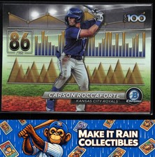 Carson Roccaforte 2024 Bowman Bowman Scouts Top 100 #BTP-86 Kansas City Royals