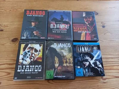 6x DJANGO Sammlung - 5 DVD + 1 Bluray-Box - TOP!