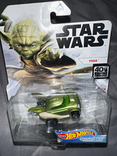 Hot Wheels Character Cars Star Wars Yoda 1:64 Diecast 2019 GMJ05-0910