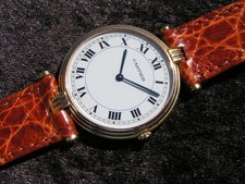 Cartier Paris Trinity Vendome Tri-Color Gold Quartz 18K 810035300 Unisex 30 mm