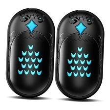 Hand Warmers Rechargeable, 2 Pack 6000mAh Electric Portable Heater, Black Pro