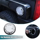 Silver Door Fuel Tank Cover With Lock Gas Cap Tank Cover For Hummer H3 2005-2009