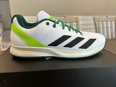 Adidas CourtFlash Pickleball Shoes White Green JQ0695 Men display picture 3