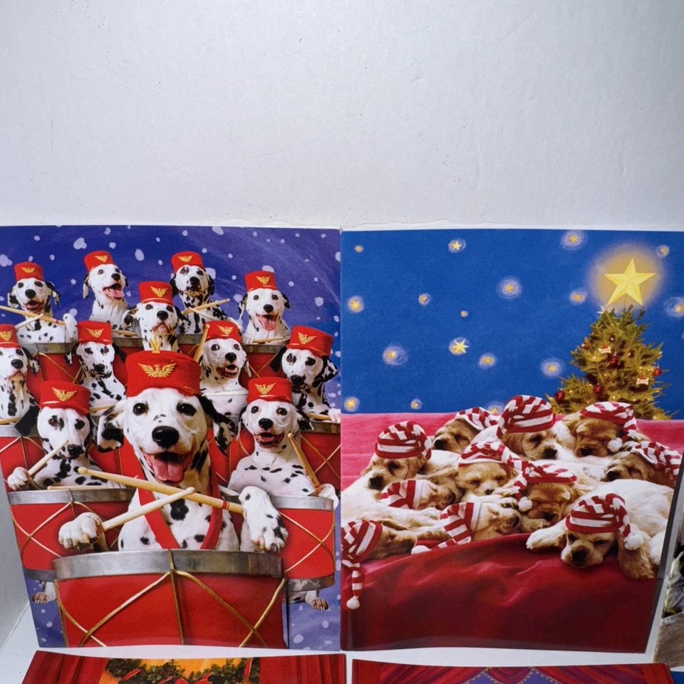Avanti Press 12 Perros de Navidad 12 Días Tarjetas Nueva Caja Abierta Foto 3 de 4