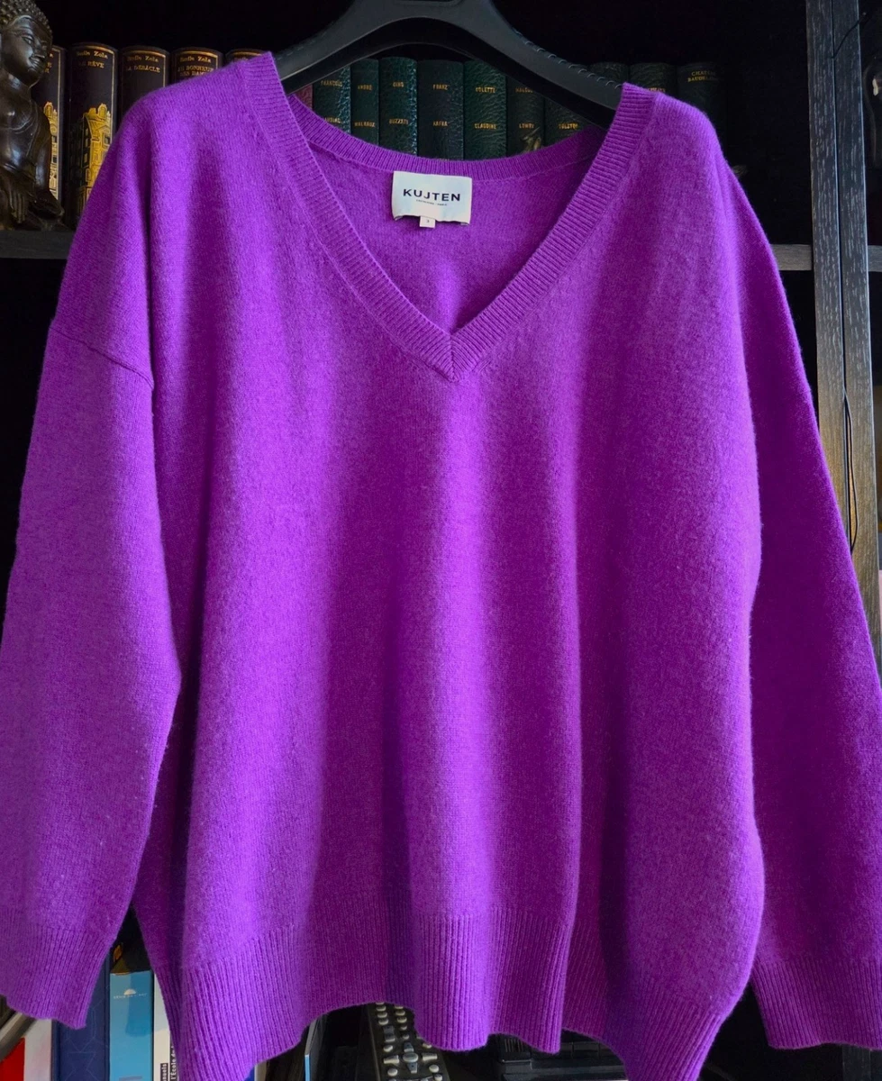 Gilet Femme Chattawak Violet En Coton Et Soie - Taille 38 (M) - Occasion Très Bon état
