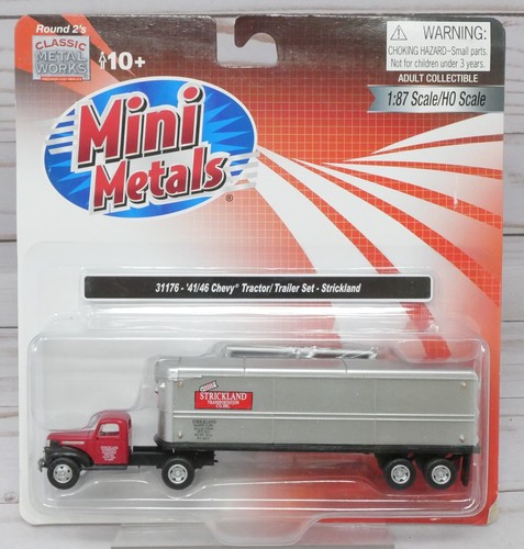 Juego de remolque tractor Chevy Mini-Metales 31176, '41/46, Strickland, escala HO | Zustand: New