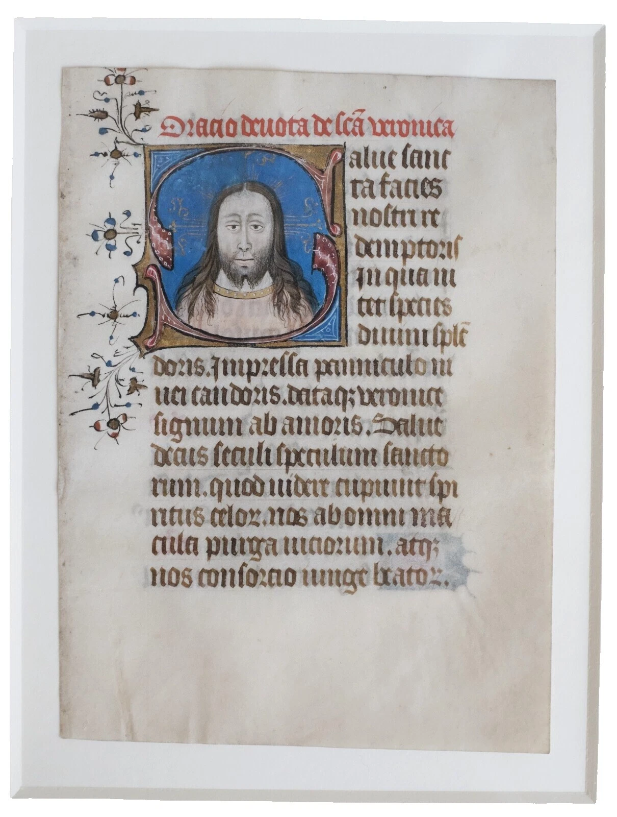 European Illuminated Manuscript Antique Manuscripts